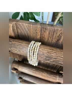 Faceted citrine bracelet